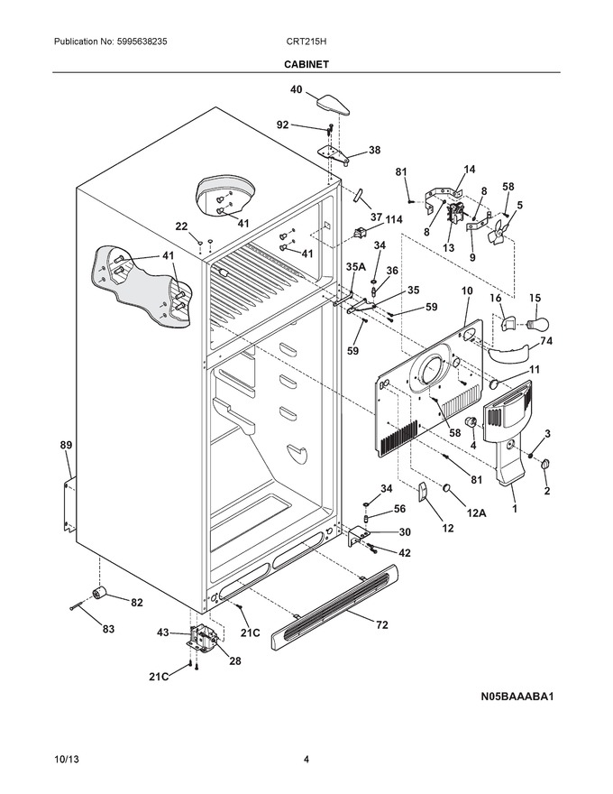 Diagram for CRT215HPW0