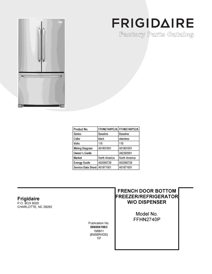 Diagram for FFHN2740PE2A