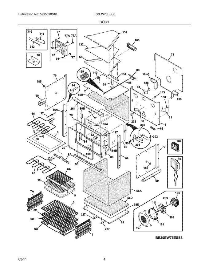 Diagram for E30EW75ESS3