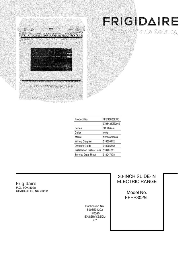 Diagram for FFES3025LWC