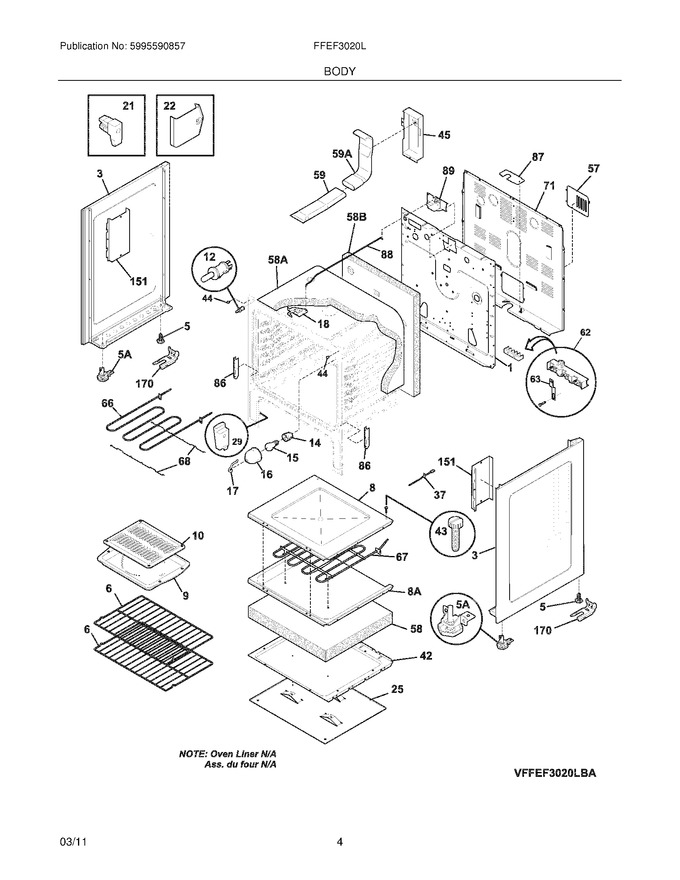 Diagram for FFEF3020LWA