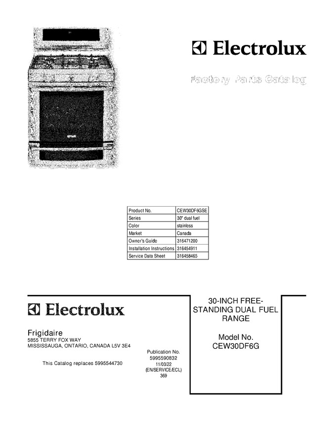 Diagram for CEW30DF6GSE