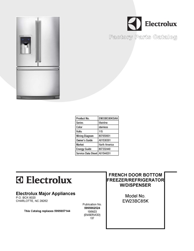 Diagram for EW23BC85KSAA