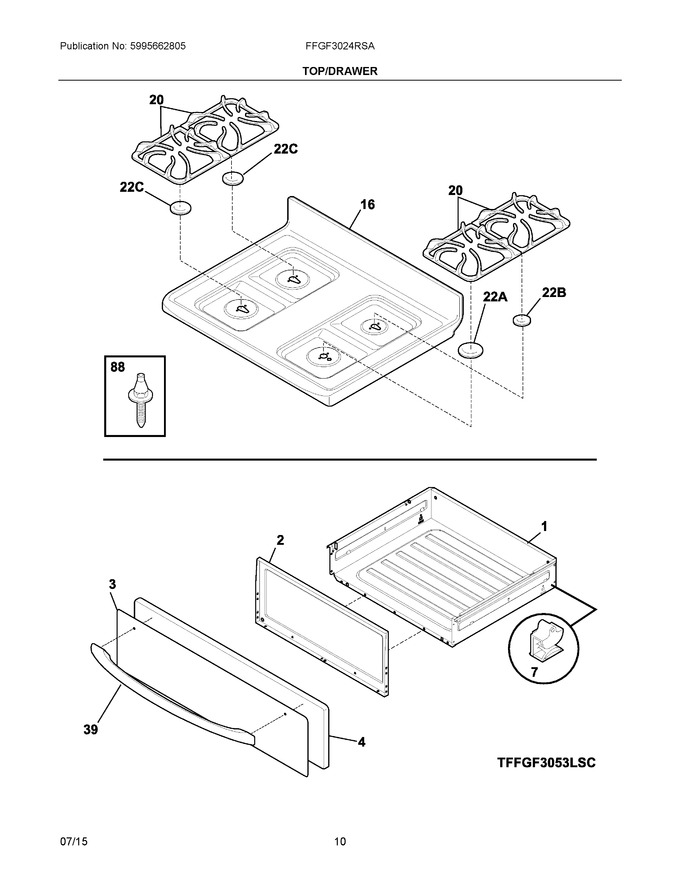Diagram for FFGF3024RSA