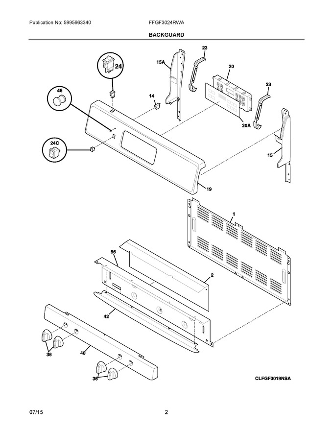 Diagram for FFGF3024RWA