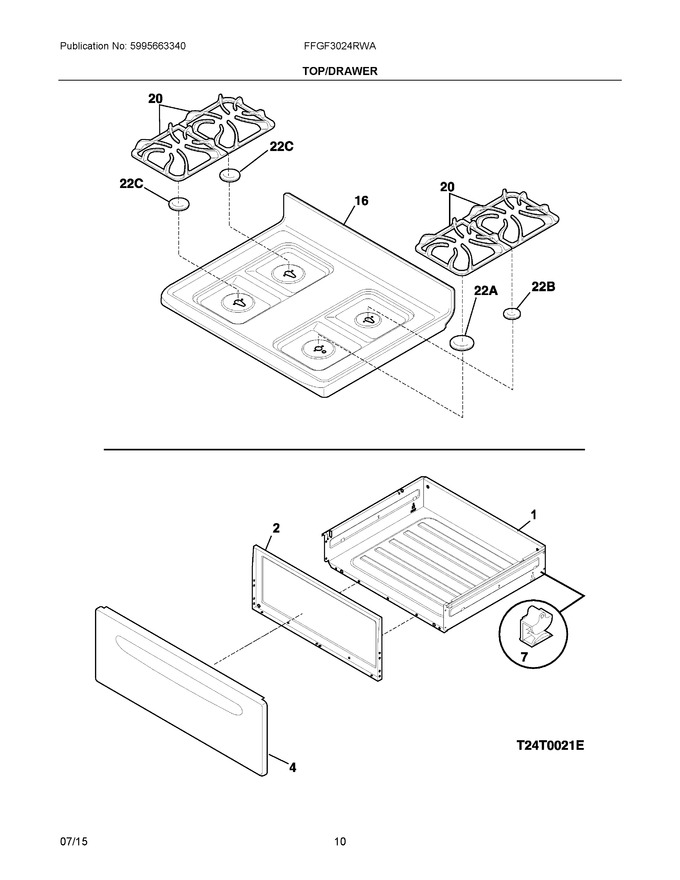 Diagram for FFGF3024RWA