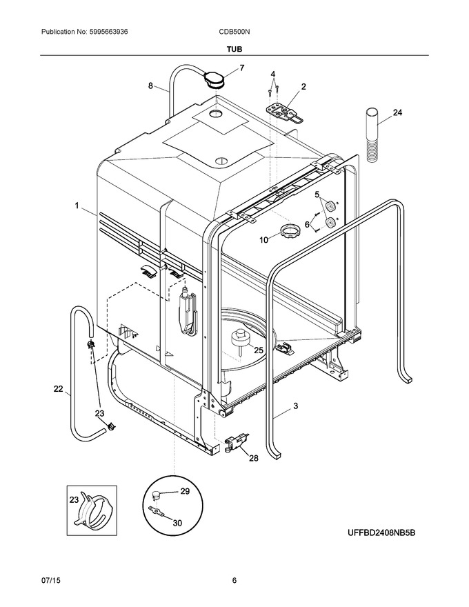 Diagram for CDB500NB5B