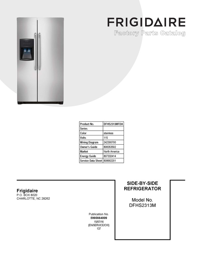 Diagram for DFHS2313MFDA