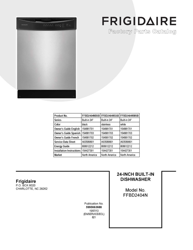 Diagram for FFBD2404NB5B
