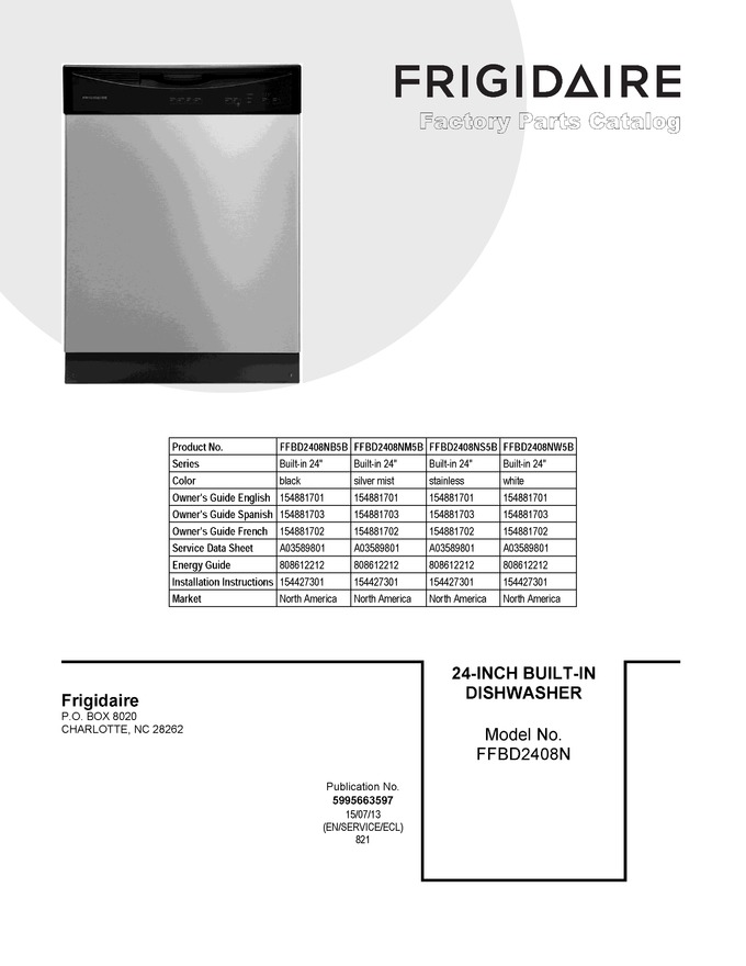 Diagram for FFBD2408NW5B
