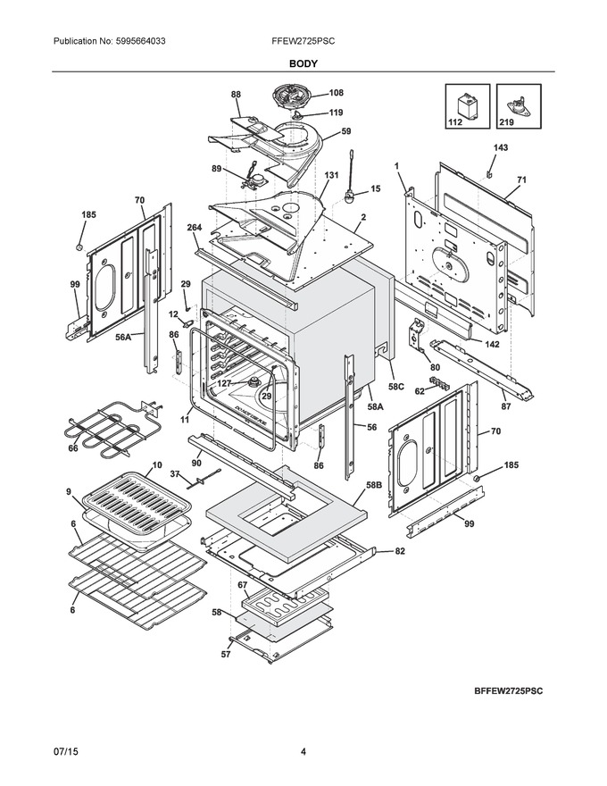 Diagram for FFEW2725PSC