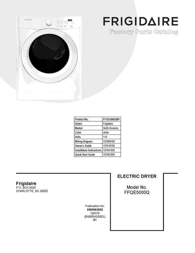 Diagram for FFQE5000QW1