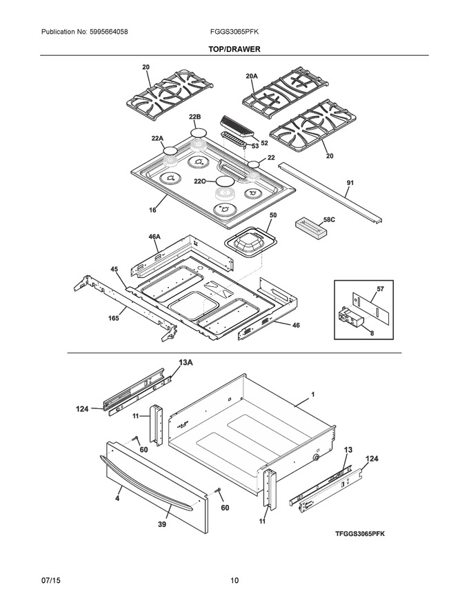 Diagram for FGGS3065PFK