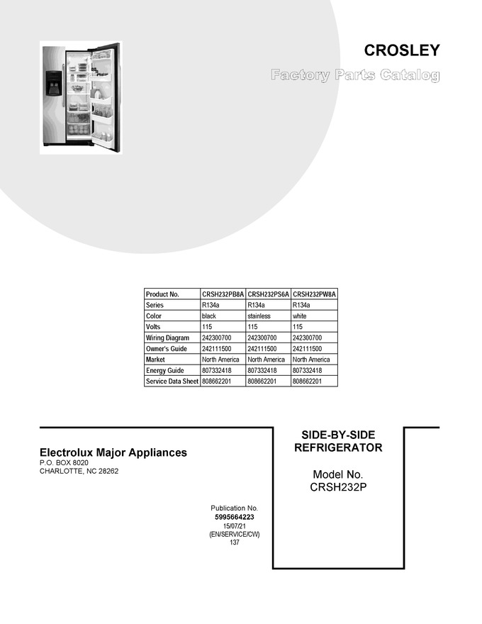 Diagram for CRSH232PW8A