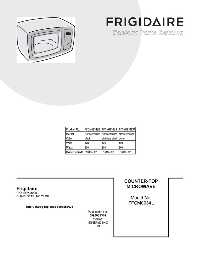 Diagram for FFCM0934LS