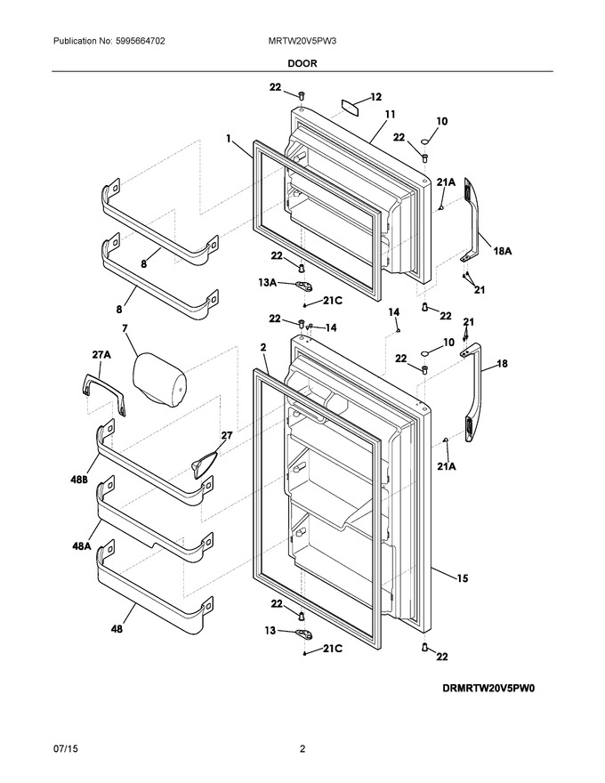 Diagram for MRTW20V5PW3