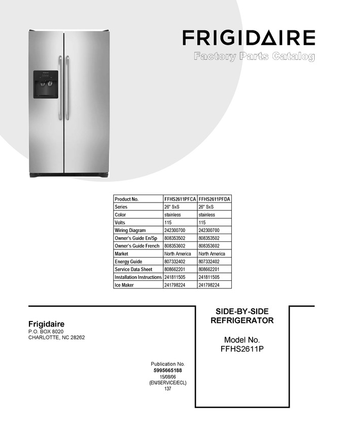Diagram for FFHS2611PFDA
