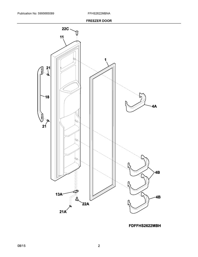 Diagram for FFHS2622MBNA