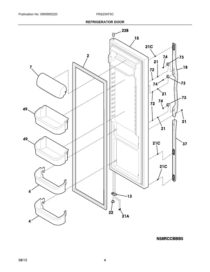 Diagram for FRS23KF5CW3