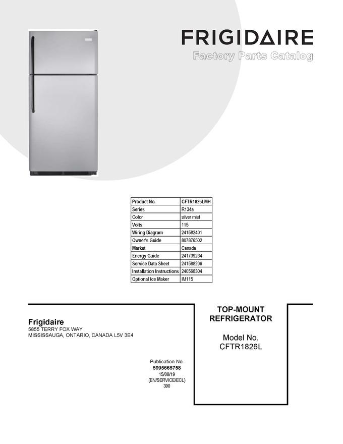 Diagram for CFTR1826LMH