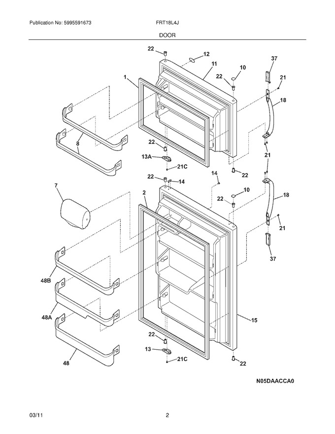 Diagram for FRT18L4JWC