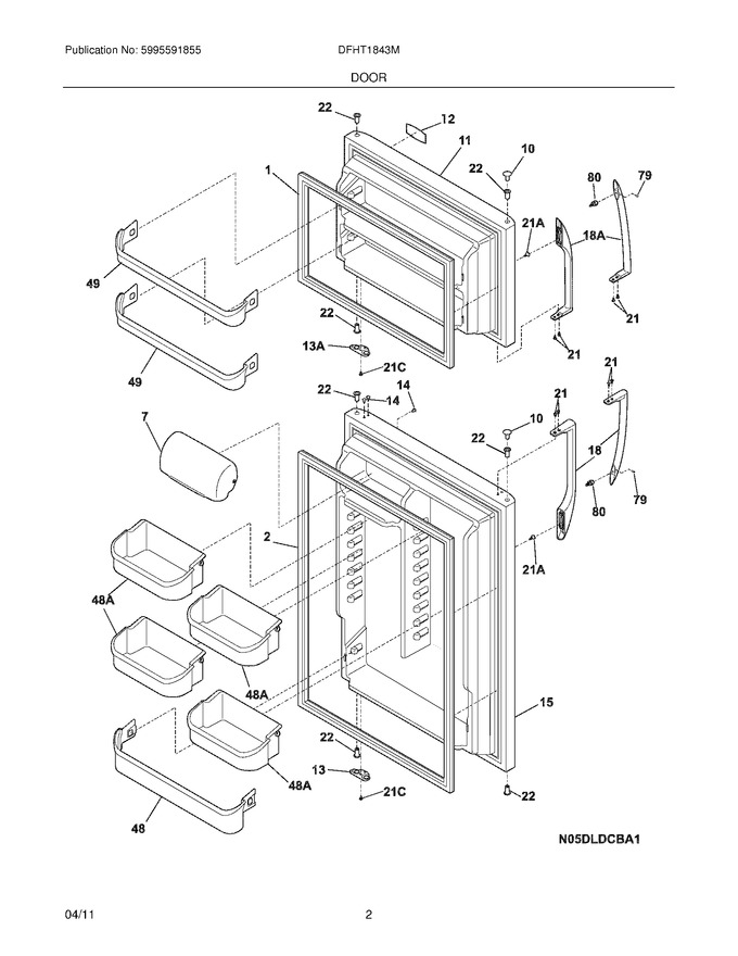 Diagram for DFHT1843MS2