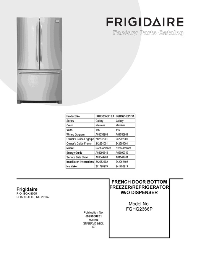 Diagram for FGHG2366PF2A
