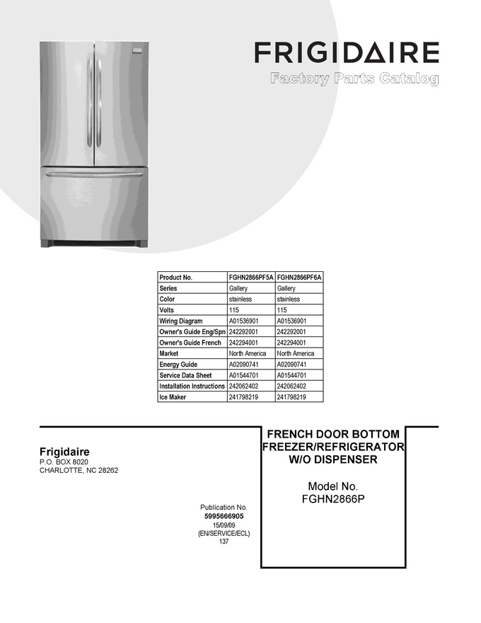 Diagram for FGHN2866PF6A