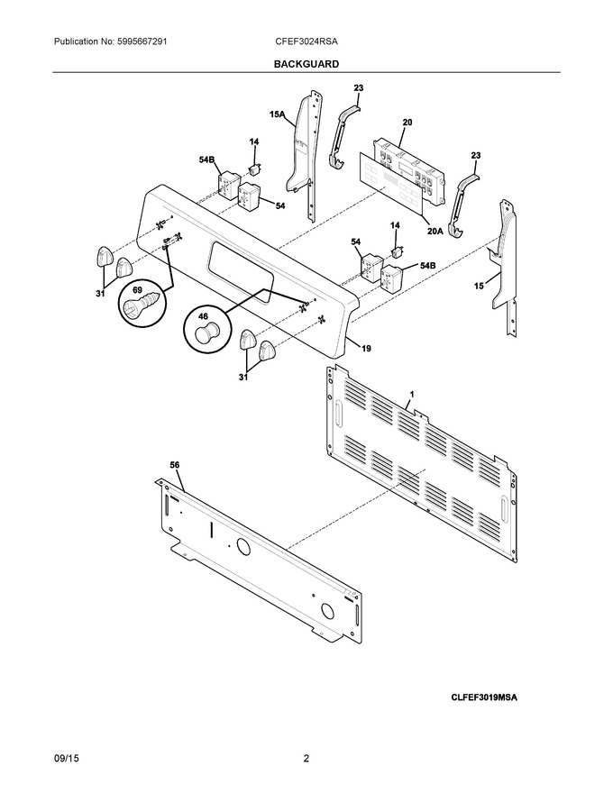 Diagram for CFEF3024RSA