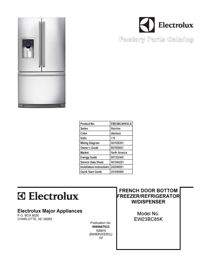 Diagram for EW23BC85KSCA