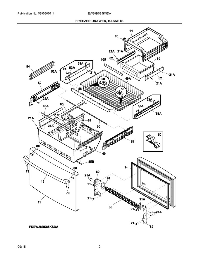 Diagram for EW28BS85KSDA