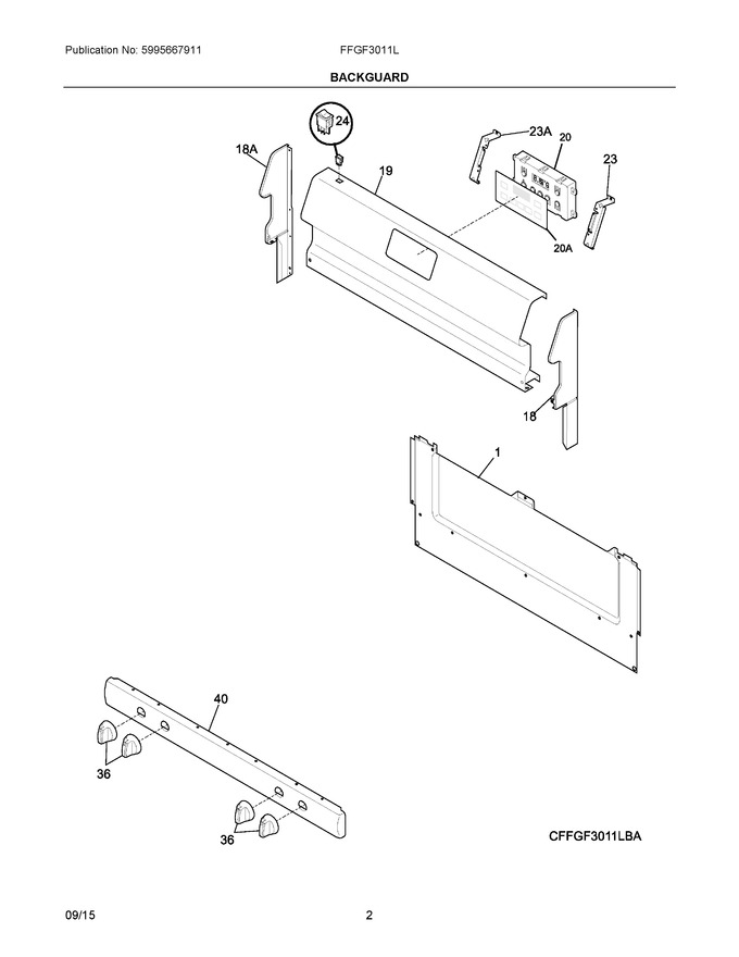 Diagram for FFGF3011LBE