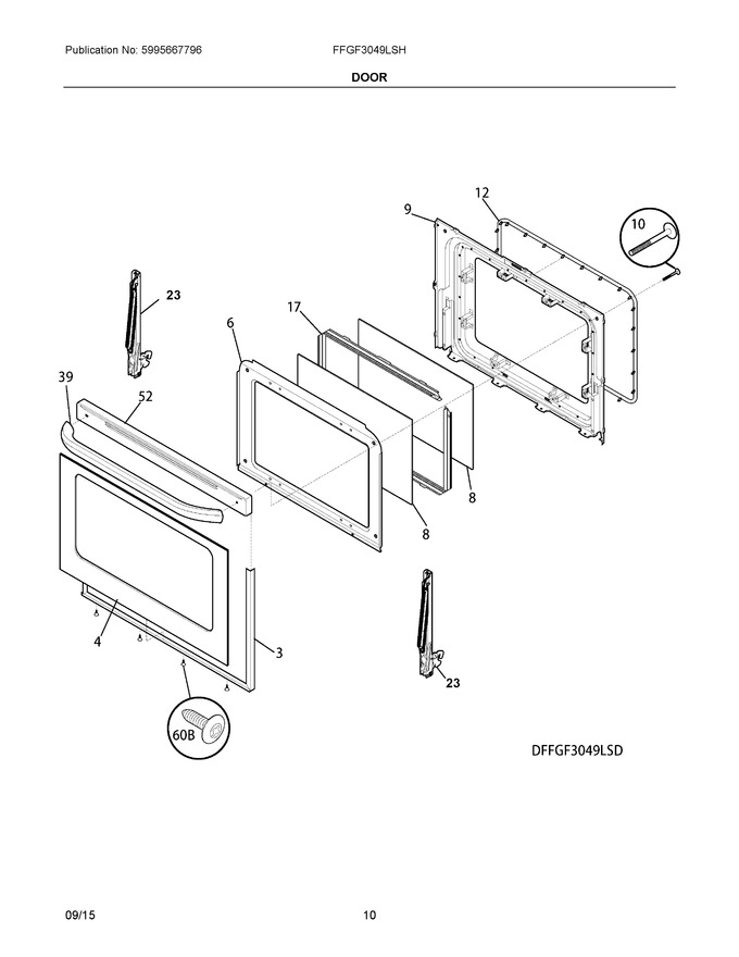 Diagram for FFGF3049LSH