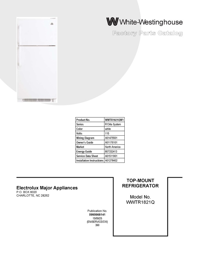 Diagram for WWTR1821QW1