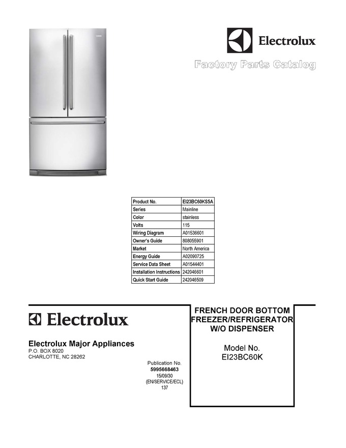 Diagram for EI23BC60KS5A