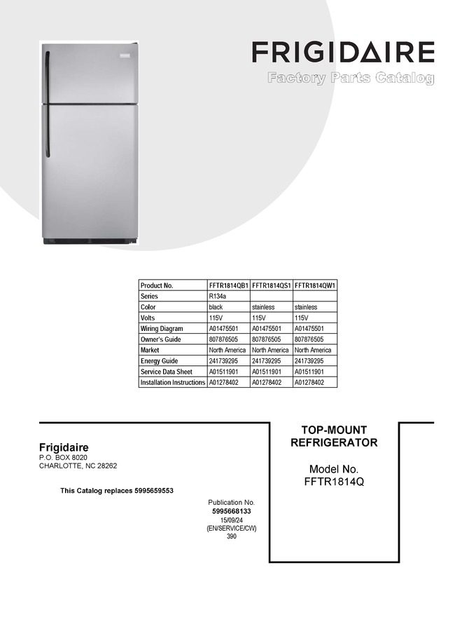 Diagram for FFTR1814QW1