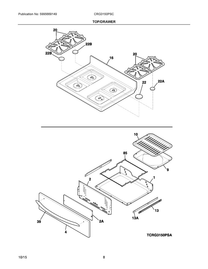Diagram for CRG3150PSC