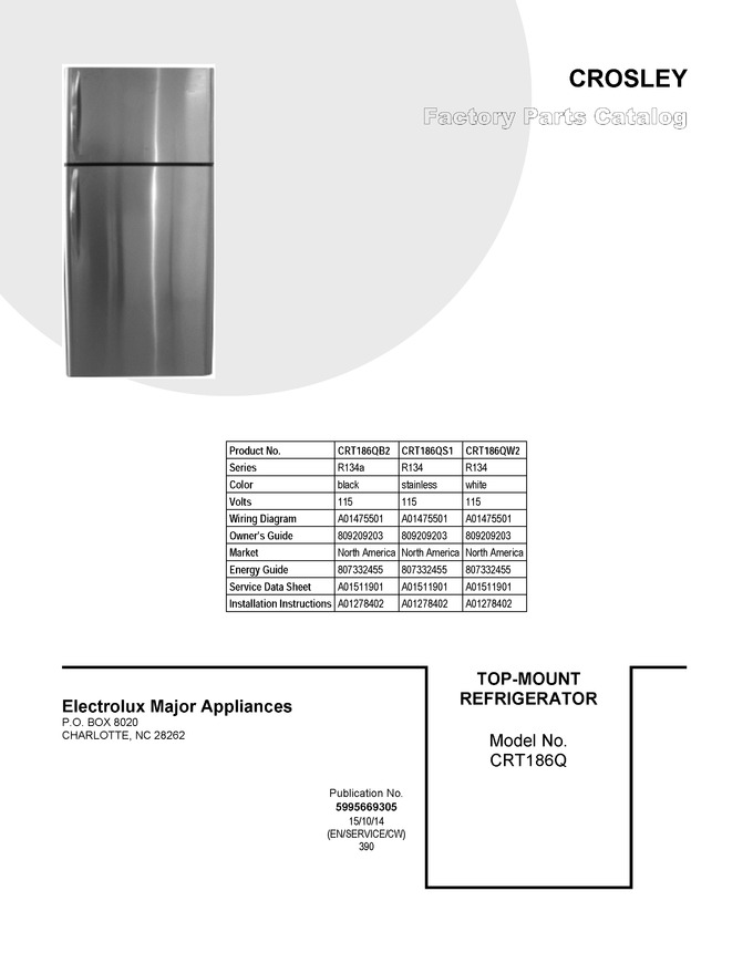 Diagram for CRT186QW2