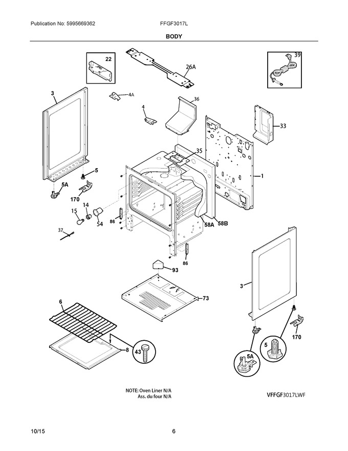 Diagram for FFGF3017LWG