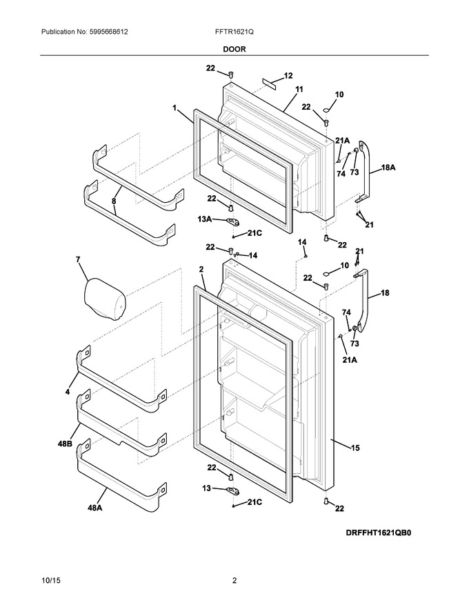 Diagram for FFTR1621QB4
