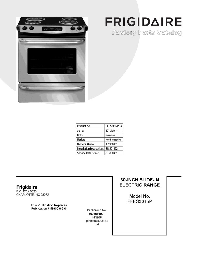 Diagram for FFES3015PSA