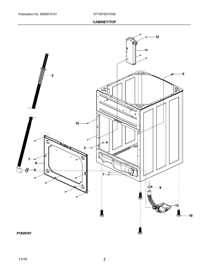 Diagram for FFTW1001PW0