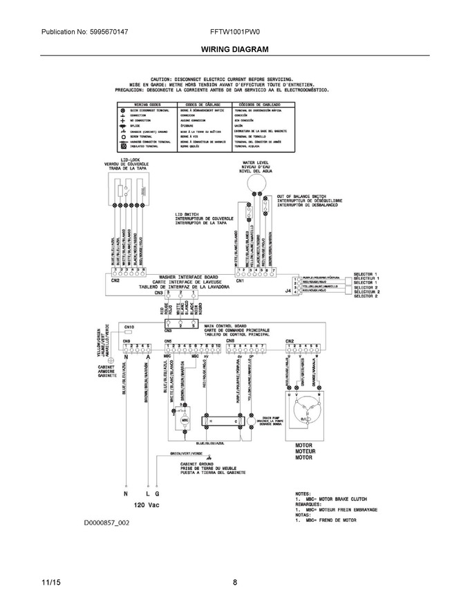 Diagram for FFTW1001PW0