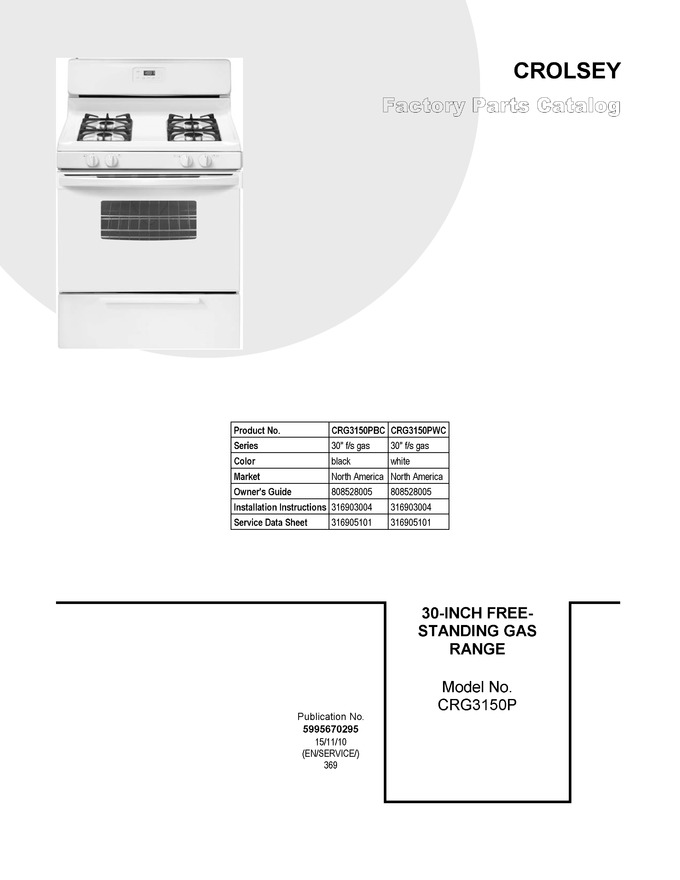 Diagram for CRG3150PBC