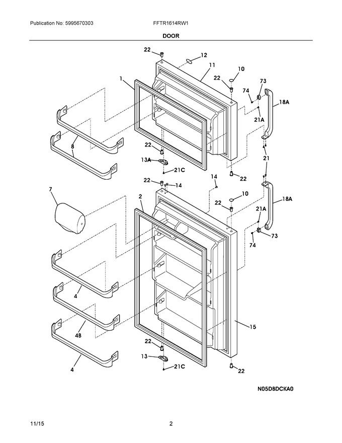 Diagram for FFTR1614RW1