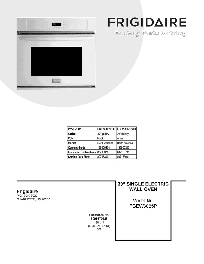 Diagram for FGEW3065PBD