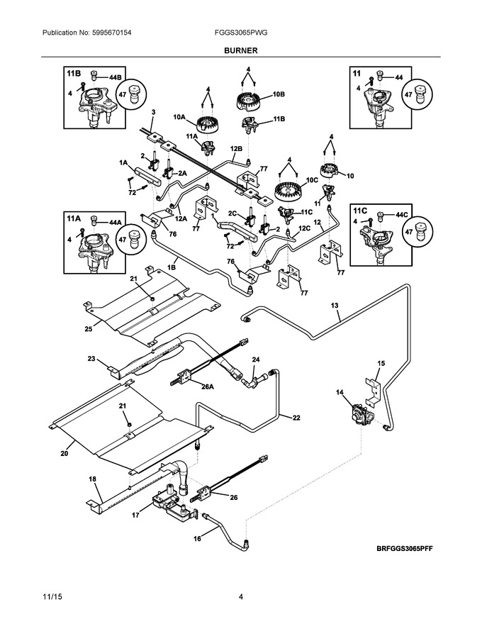 Diagram for FGGS3065PWG