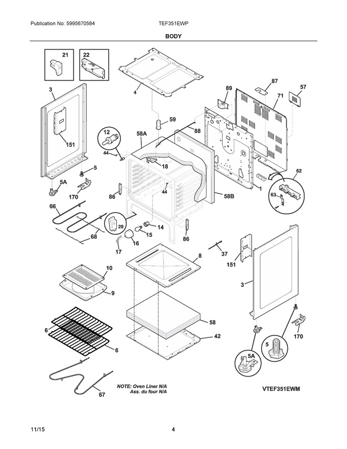 Diagram for TEF351EWP