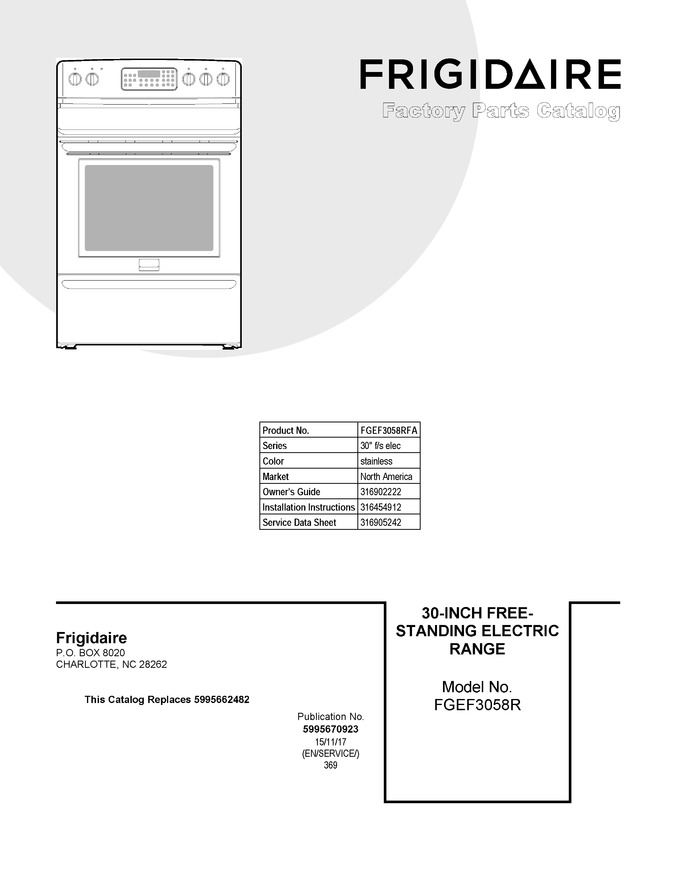 Diagram for FGEF3058RFA