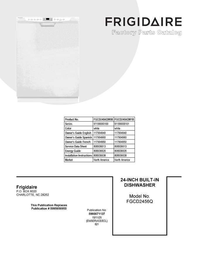 Diagram for FGCD2456QW1B